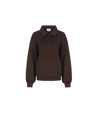 CS The Label CS The Label Sweater Wes Dark Chocolate
