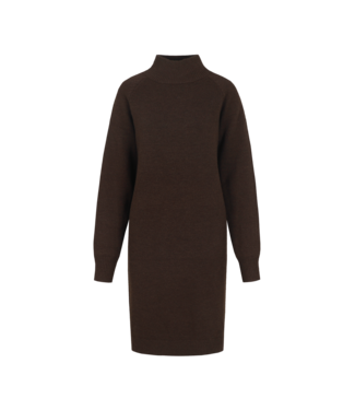 CS The Label CS The Label Jurk Dagmar Dark Chocolate