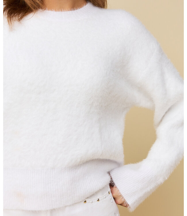 HEYB Trui Fauve White