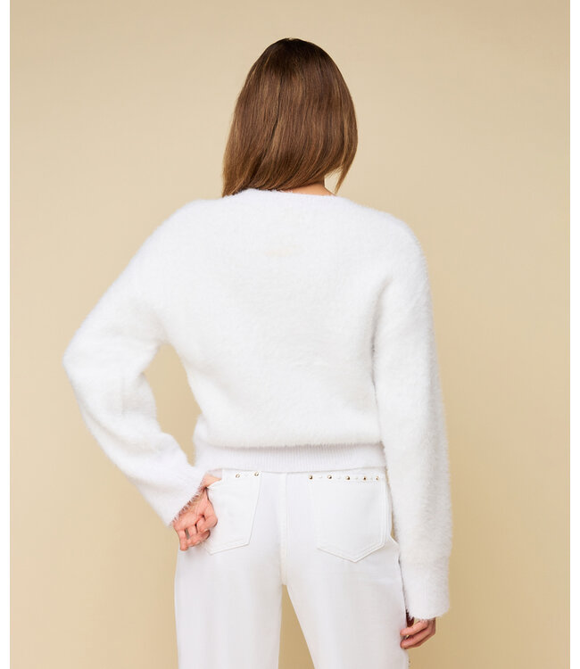 HEYB Trui Fauve White