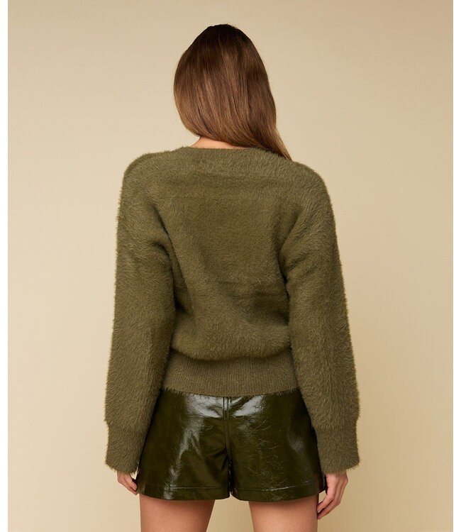 HEYB Trui Fauve Green