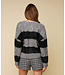 HEYB Trui Lola Grey Black