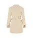 Malelions Jurk Pinstripe Blazer Dress Beige