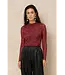 Lofty Manner Top Irea Lace Brick Red