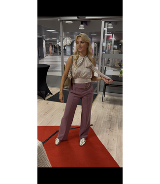 Rinascimento Rinascimento Pantalon Rewi Rosa Antico