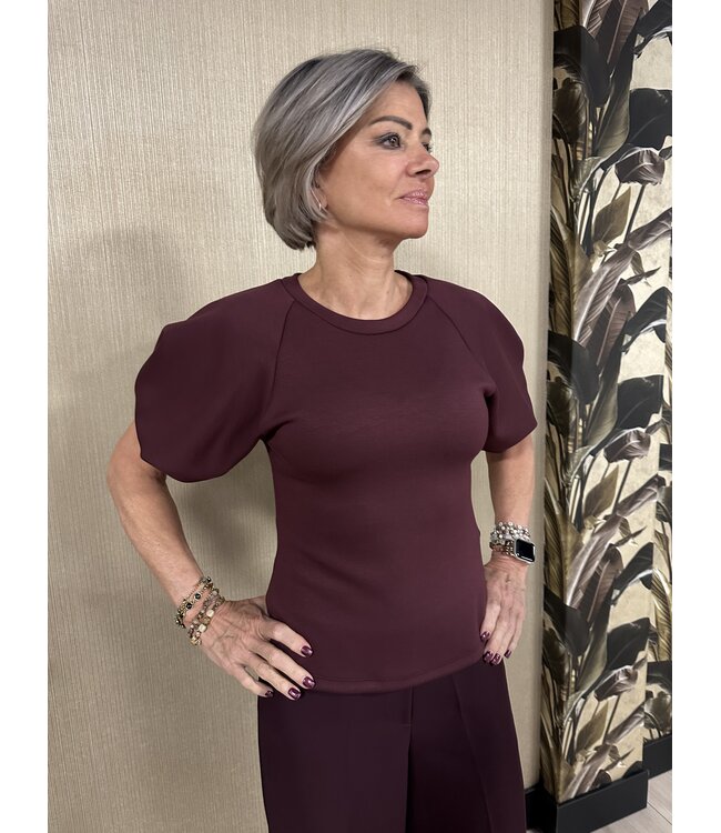 Rinascimento T-shirt Maglietta Bordeaux