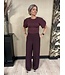 Rinascimento Pantalon Diana Bordeaux