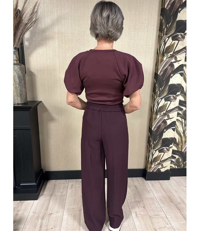Rinascimento Pantalon Diana Bordeaux