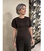 Rinascimento Top Maglietta Marrone Brown