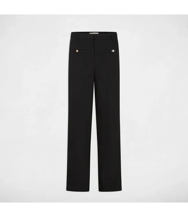 Morgan Pantalon Piko.f Noir Black