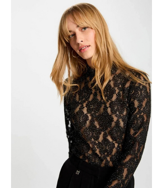Morgan de toi Morgan Top Tchance Noir Black