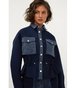 Studio Amaya Studio Amaya Jacket Coralie Blue
