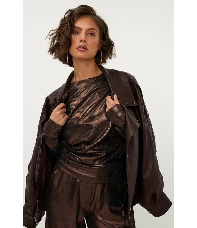 Studio Amaya Top Party Brown