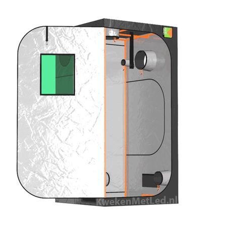 Green Qube Green Qube Kweektent 100x100x200 Green Qube Green Qube Kweektent 100x100x200