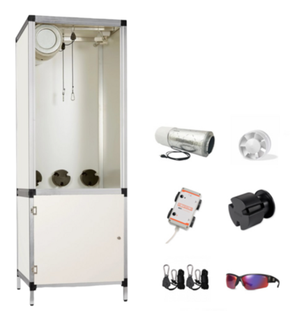 G-Tools Complete Bonaza Kweekkast 60x60cm (0,35m²) G-Tools Complete Bonaza Kweekkast 60x60cm (0,35m²)
