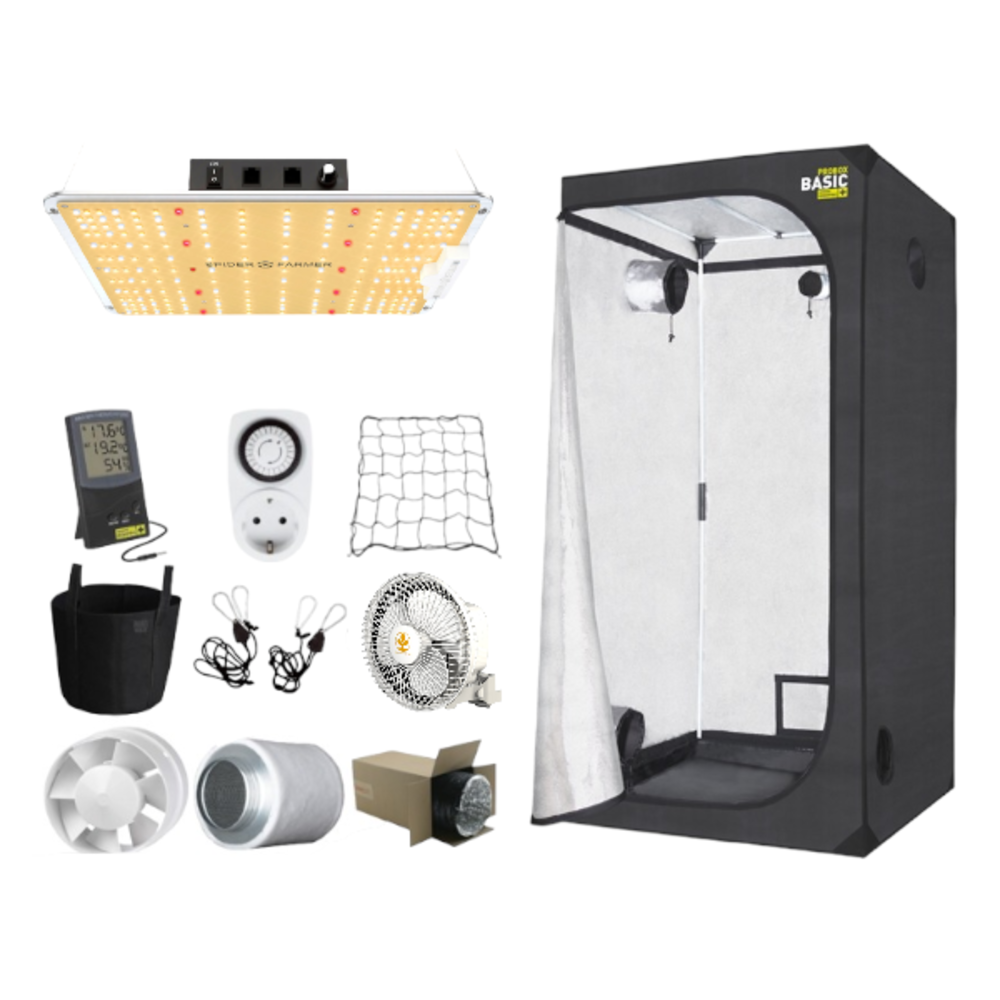 Complete Spider Farmer Kweektent 60x60 Kopen? SF1000 Kweekset