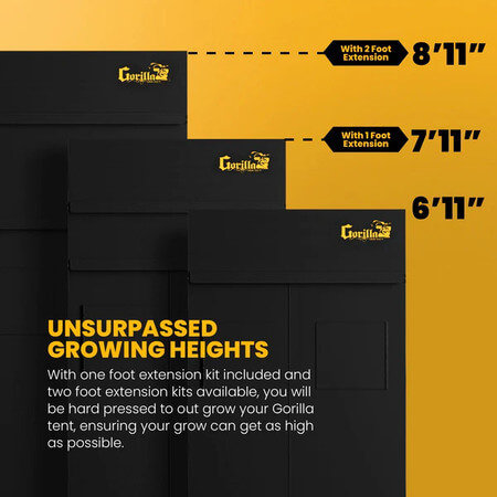 Gorilla Gorilla kweektent (GT99) 274x274x210cm