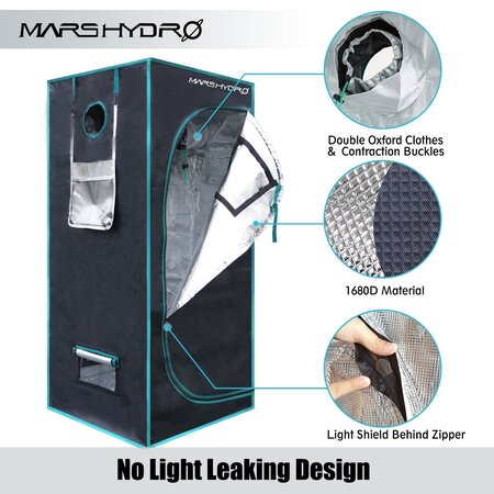 Mars Hydro Mars Hydro Kweektent 70x70x160 cm