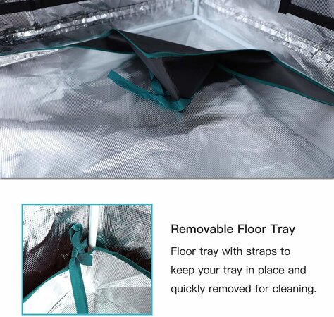 Mars Hydro Mars Hydro Kweektent 120x120x200 cm Mars Hydro Mars Hydro Kweektent 120x120x200 cm