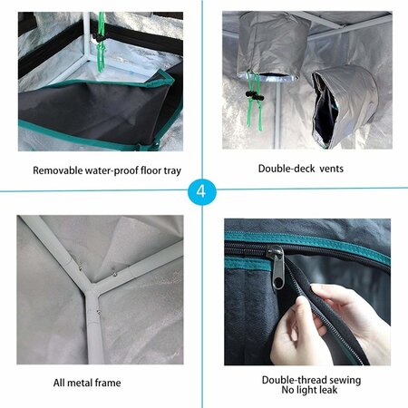Mars Hydro Mars Hydro Kweektent 120x60x180 cm Mars Hydro Mars Hydro Kweektent 120x60x180 cm