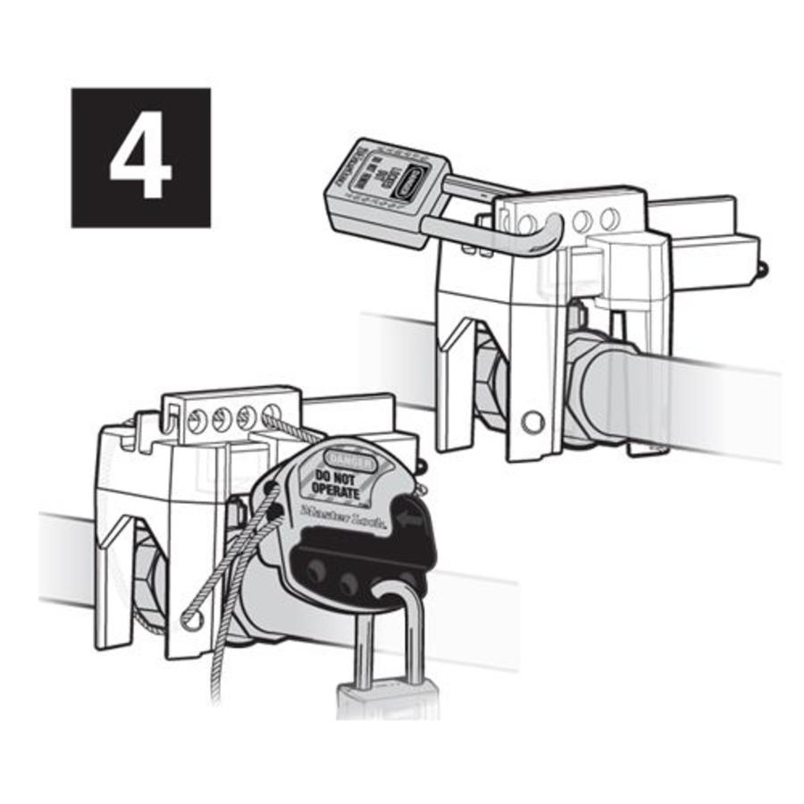 Universal ball valve lock-out S3080