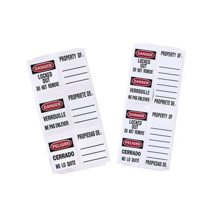 Padlock labels (50 pcs)