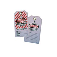 Laminated lock-out tags (12 psc) 497A