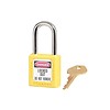 Master Lock Veiligheidshangslot geel 410YLW, 410KAYLW