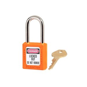 Master Lock Sicherheitsvorhängeschloss orange 410ORJ, 410KAORJ