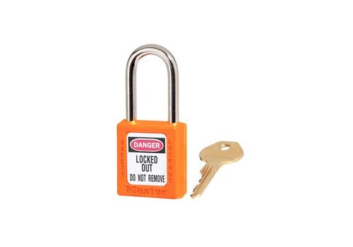 Safety padlock orange 410ORJ 