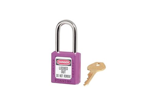 Safety padlock purple 410PRP 