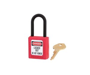 Master Lock safety padlock red 406RED - lockout-tagout-shop