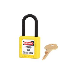 Master Lock Safety padlock yellow 406YLW, 406KAYLW