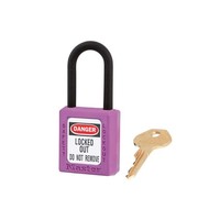 Safety padlock purple 406PRP, 406KAPRP