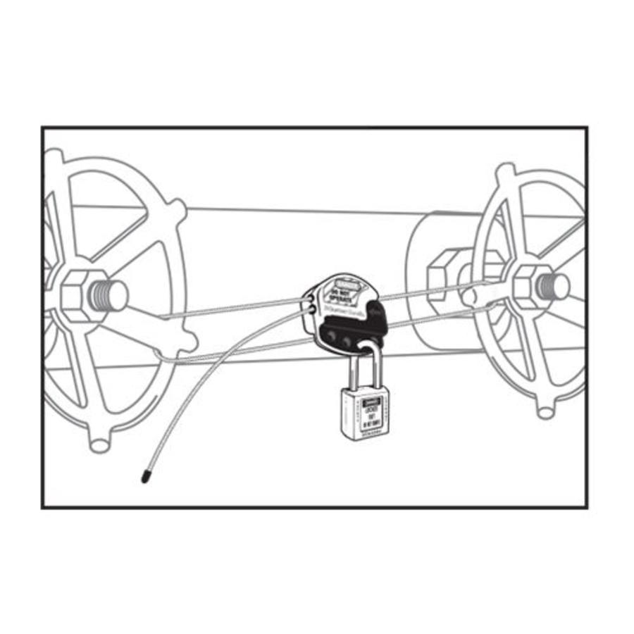 Lock-out cable S806D in blister packaging