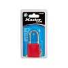 Master Lock Veiligheidshangslot rood 410DRED in blisterverpakking