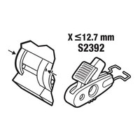 Vergrendeling voor stroomonderbrekers < 12,7mm S2392