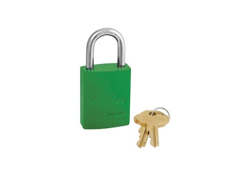 Aluminium padlock green 6835GRN 