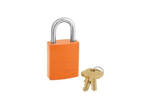 Aluminium hangslot oranje 6835ORJ 