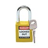 Brady Nylon safety padlock yellow 051346