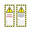 Lockout-Tagout-Shop.com Laminated safety tag UIO-SFTAG