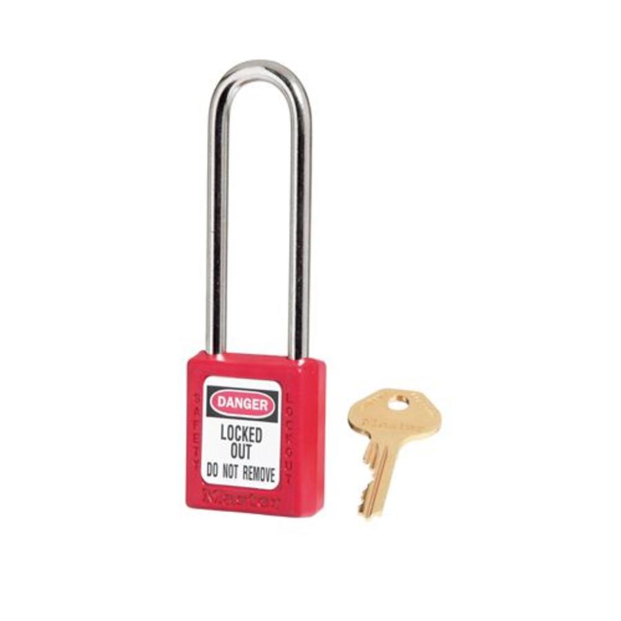 Safety padlock red 410LTRED