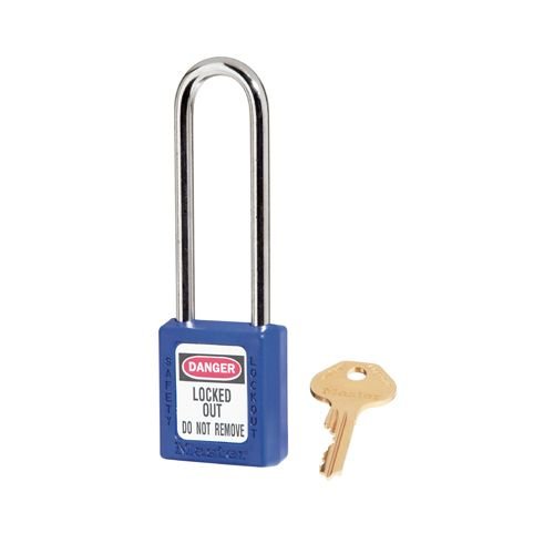 Safety padlock blue 410LTBLU 