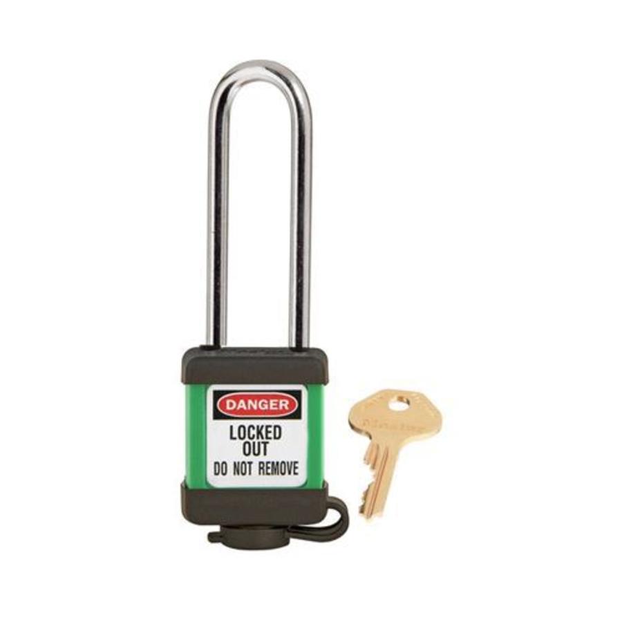 Zenex safety padlock green 410LTGRN
