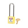 Master Lock Safety padlock yellow 410LTYLW