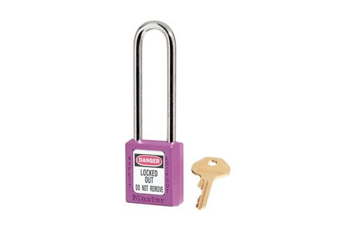 Safety padlock purple 410LTPRP 