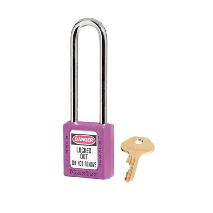 Safety padlock purple 410LTPRP