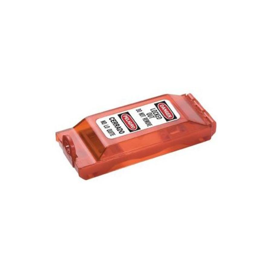 Brady Universal Wall Switch Lockout – 65696 – Red – Padlockable Safety Device