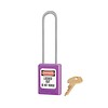 Safety padlock purple S31LTPRP