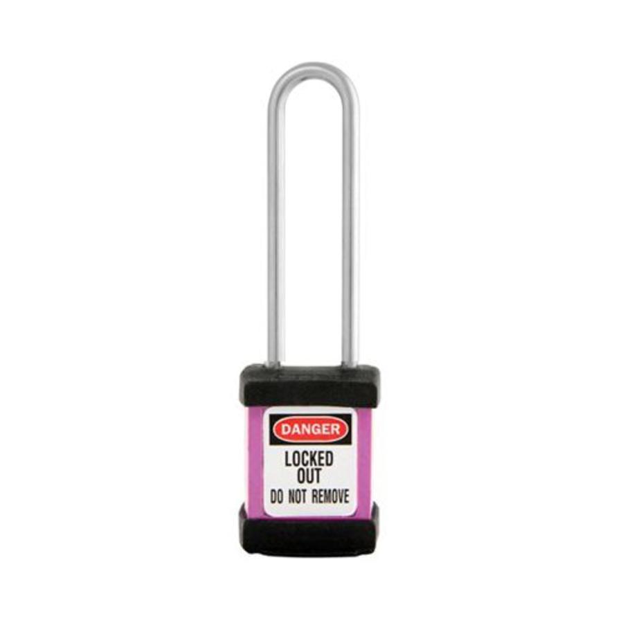 Safety padlock purple S31LTPRP